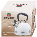 CZAJNIK 1,8L Z GWIZDKIEM KINGHOFF KH-1852 BIAŁY KINGHOFF