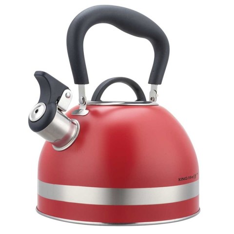 CZAJNIK 1,8L Z GWIZDKIEM KINGHOFF KH-1853 CZERWONY KINGHOFF CZAJNIK 1,8L Z GWIZDKIEM KINGHOFF KH-1853 CZERWONY KINGHOFF