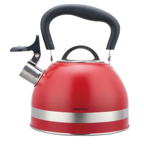 CZAJNIK 1,8L Z GWIZDKIEM KINGHOFF KH-1853 CZERWONY KINGHOFF CZAJNIK 1,8L Z GWIZDKIEM KINGHOFF KH-1853 CZERWONY KINGHOFF