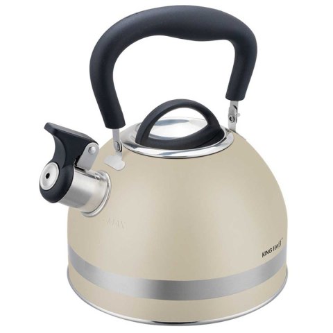 CZAJNIK 1,8L Z GWIZDKIEM KINGHOFF KH-1854 BEŻOWY KINGHOFF CZAJNIK 1,8L Z GWIZDKIEM KINGHOFF KH-1854 BEŻOWY KINGHOFF