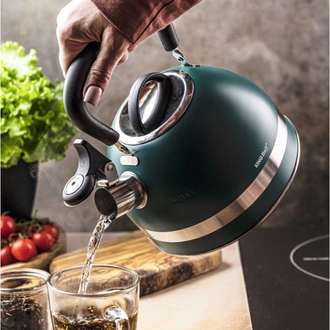 CZAJNIK 1,8L Z GWIZDKIEM KINGHOFF KH-1855 zielony KINGHOFF CZAJNIK 1,8L Z GWIZDKIEM KINGHOFF KH-1855 zielony KINGHOFF