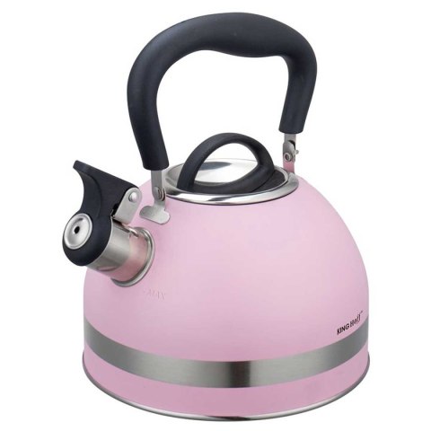 CZAJNIK 1,8L Z GWIZDKIEM KINGHOFF KH-1856 różowy KINGHOFF CZAJNIK 1,8L Z GWIZDKIEM KINGHOFF KH-1856 różowy KINGHOFF