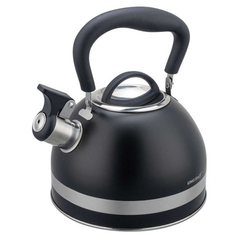 CZAJNIK 1,8L Z GWIZDKIEM KINGHOFF KH-1858 CZARNY KINGHOFF CZAJNIK 1,8L Z GWIZDKIEM KINGHOFF KH-1858 CZARNY KINGHOFF