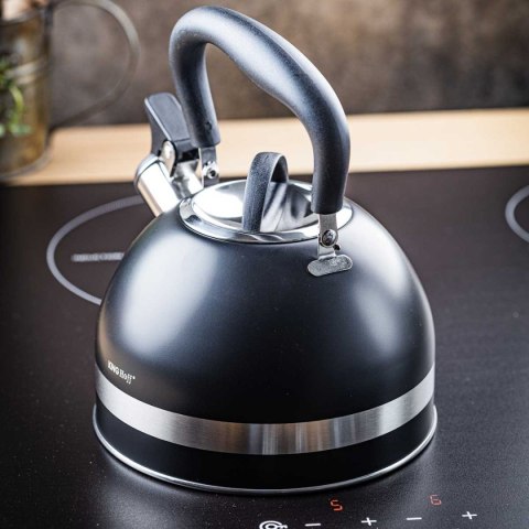 CZAJNIK 1,8L Z GWIZDKIEM KINGHOFF KH-1858 CZARNY KINGHOFF CZAJNIK 1,8L Z GWIZDKIEM KINGHOFF KH-1858 CZARNY KINGHOFF
