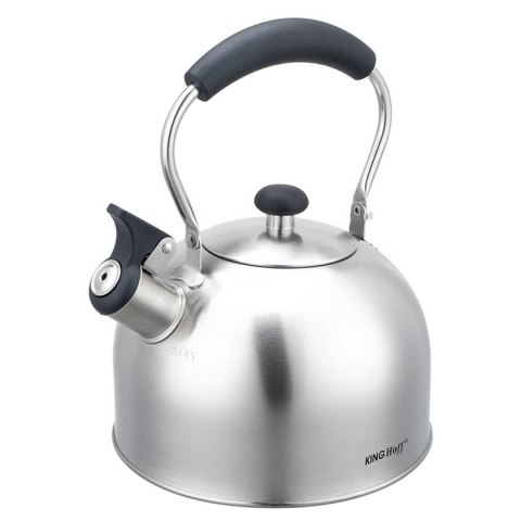 CZAJNIK 2,5L Z GWIZDKIEM KINGHOFF KH-1859 SREBRNY KINGHOFF CZAJNIK 2,5L Z GWIZDKIEM KINGHOFF KH-1859 SREBRNY KINGHOFF