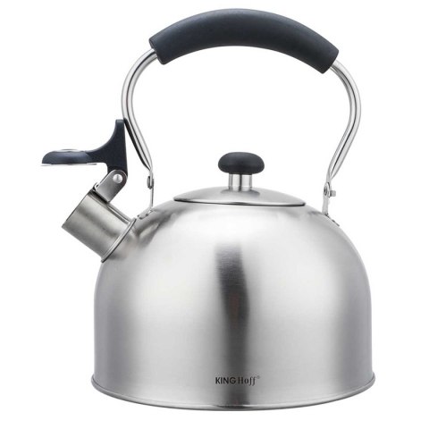 CZAJNIK 2,5L Z GWIZDKIEM KINGHOFF KH-1859 SREBRNY KINGHOFF CZAJNIK 2,5L Z GWIZDKIEM KINGHOFF KH-1859 SREBRNY KINGHOFF
