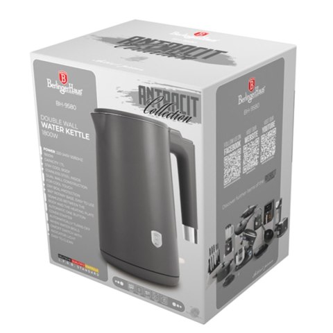 CZAJNIK ELEKTRYCZNY 1,7L BERLINGER HAUS BH-9580 ANTRACIT BERLINGER HAUS CZAJNIK ELEKTRYCZNY 1,7L BERLINGER HAUS BH-9580 ANTRACIT BERLINGER HAUS