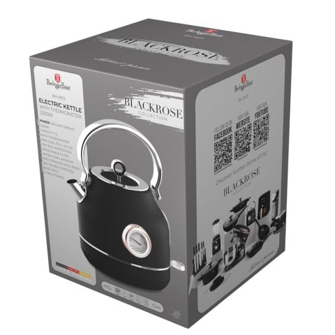 CZAJNIK ELEKTRYCZNY 1,7L Z TERMOMETREM BERLINGER HAUS BH-9513 BLACK ROSE BERLINGER HAUS CZAJNIK ELEKTRYCZNY 1,7L Z TERMOMETREM BERLINGER HAUS BH-9513 BLACK ROSE BERLINGER HAUS