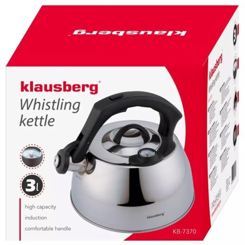 CZAJNIK STALOWY Z TERMOMETREM 3L KLAUSBERG KB-7370 KLAUSBERG CZAJNIK STALOWY Z TERMOMETREM 3L KLAUSBERG KB-7370 KLAUSBERG