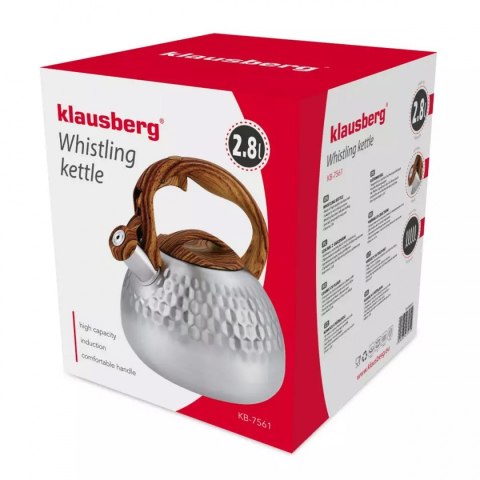 CZAJNIK Z GWIZDKIEM 2,8L KLAUSBERG KB-7561 KLAUSBERG CZAJNIK Z GWIZDKIEM 2,8L KLAUSBERG KB-7561 KLAUSBERG
