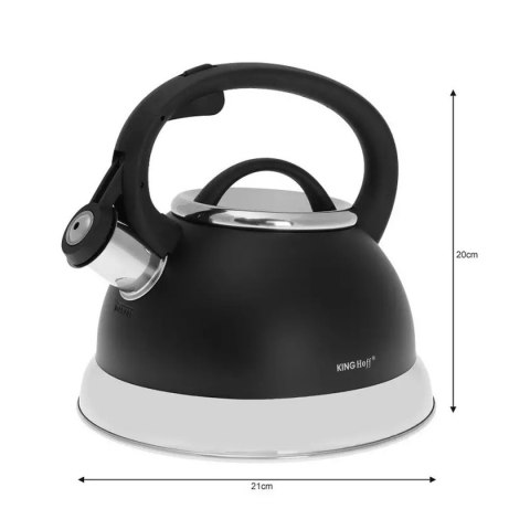 Czajnik z gwizdkiem Kinghoff 2,4L KH-1224 KINGHOFF Czajnik z gwizdkiem Kinghoff 2,4L KH-1224 KINGHOFF
