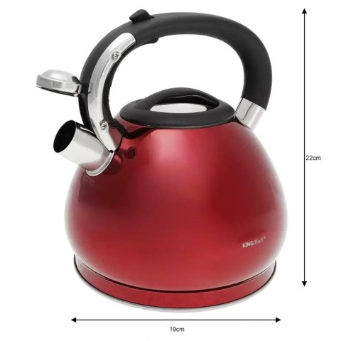Czajnik z gwizdkiem Kinghoff 3,4L KH-1212 KINGHOFF Czajnik z gwizdkiem Kinghoff 3,4L KH-1212 KINGHOFF