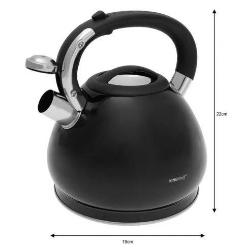 Czajnik z gwizdkiem Kinghoff 3,4L KH-1221 KINGHOFF Czajnik z gwizdkiem Kinghoff 3,4L KH-1221 KINGHOFF
