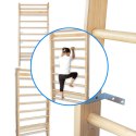 Drabinka gimnastyczna do ćwiczeń rehabilitacji solidna kompaktowa domowa Bituxx