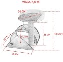 Drapak dla kota Legowisko+Budka biało-beżowy 43cm Bituxx