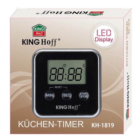 ELEKTRONICZNY MINUTNIK KUCHENNY MAGNETYCZNY KINGHOFF KH-1819 KINGHOFF ELEKTRONICZNY MINUTNIK KUCHENNY MAGNETYCZNY KINGHOFF KH-1819 KINGHOFF