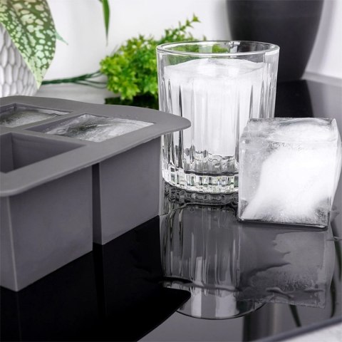 FORMA SILIKONOWA NA 4 KOSTKI LODOWE BARMAŃSKIE XXL DO DRINKÓW 259654 EXCELLENT HOUSWARE FORMA SILIKONOWA NA 4 KOSTKI LODOWE BARMAŃSKIE XXL DO DRINKÓW 259654 EXCELLENT HOUSWARE