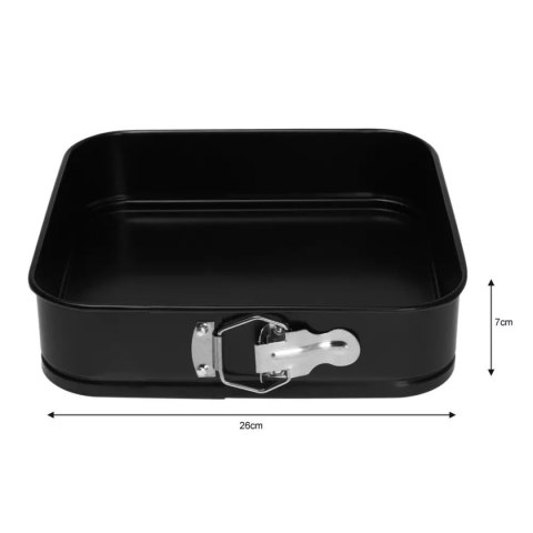 FORMA TORTOWNICA KWADRATOWA 26cm KINGHOFF KH-1540 KINGHOFF FORMA TORTOWNICA KWADRATOWA 26cm KINGHOFF KH-1540 KINGHOFF