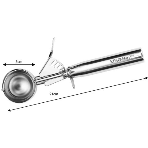 GAŁKOWNICA ŁYŻKA DO NABIERANIA LODÓW 5cm KINGHOFF KH-1809 KINGHOFF GAŁKOWNICA ŁYŻKA DO NABIERANIA LODÓW 5cm KINGHOFF KH-1809 KINGHOFF