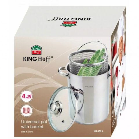 GARNEK 4,2L DO SZPARAGÓW SPAGHETTI KINGHOFF KH-3325 KINGHOFF GARNEK 4,2L DO SZPARAGÓW SPAGHETTI KINGHOFF KH-3325 KINGHOFF