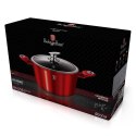 GARNEK GRANITOWY 28cm BERLINGER HAUS RED METALLIC LINE BH-1258 BERLINGER HAUS