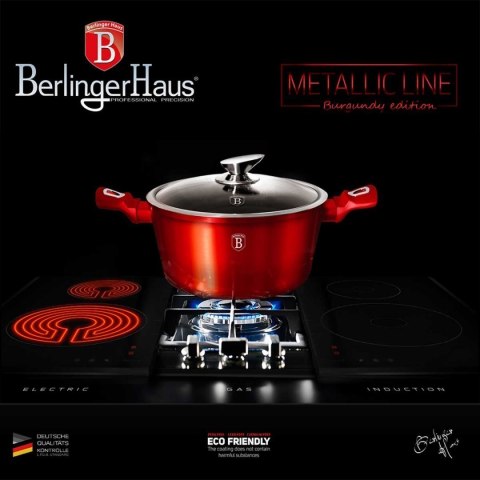 GARNEK GRANITOWY 28cm BERLINGER HAUS RED METALLIC LINE BH-1258 BERLINGER HAUS GARNEK GRANITOWY 28cm BERLINGER HAUS RED METALLIC LINE BH-1258 BERLINGER HAUS