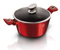 GARNEK GRANITOWY 28cm BERLINGER HAUS RED METALLIC LINE BH-1258 BERLINGER HAUS