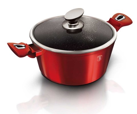 GARNEK GRANITOWY 28cm BERLINGER HAUS RED METALLIC LINE BH-1258 BERLINGER HAUS GARNEK GRANITOWY 28cm BERLINGER HAUS RED METALLIC LINE BH-1258 BERLINGER HAUS
