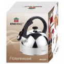 KINGHOFF CZAJNIK STALOWY Z GWIZDKIEM 2.0L KH-3224 KINGHOFF
