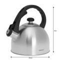 KINGHOFF CZAJNIK STALOWY Z GWIZDKIEM 2.0L KH-3324 KINGHOFF