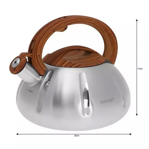 KINGHOFF CZAJNIK Z GWIZDKIEM 3.0L KH-3291 KINGHOFF KINGHOFF CZAJNIK Z GWIZDKIEM 3.0L KH-3291 KINGHOFF