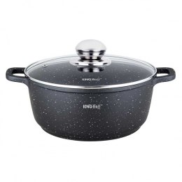 KINGHOFF GARNEK MARMUROWY 28cm KH-1597 6,5L KINGHOFF
