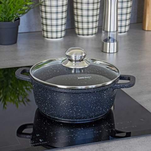 KINGHOFF GARNEK MARMUROWY 28cm KH-1597 6,5L KINGHOFF KINGHOFF GARNEK MARMUROWY 28cm KH-1597 6,5L KINGHOFF