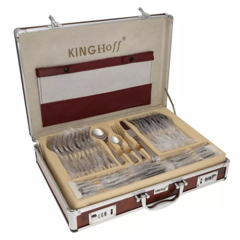 KINGHOFF SZTUĆCE 72 ELEM. POŁYSK KH-3520 KINGHOFF KINGHOFF SZTUĆCE 72 ELEM. POŁYSK KH-3520 KINGHOFF