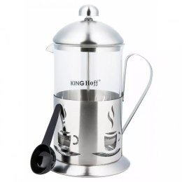 KINGHOFF ZAPARZACZ DO KAWY/HERBATY Z DOCISKIEM 600ml KH-4831 KINGHOFF