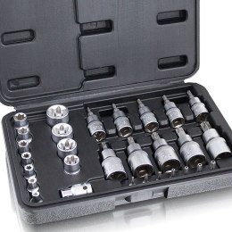 KLUCZE NASADOWE TORX 30 SZTUK Bituxx