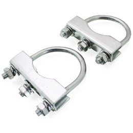 Komplet zacisków do przyczepy rury 60 mm metalowe Bituxx solidne mocowanie Bituxx