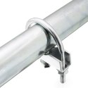 Komplet zacisków do przyczepy rury 60 mm metalowe Bituxx solidne mocowanie Bituxx