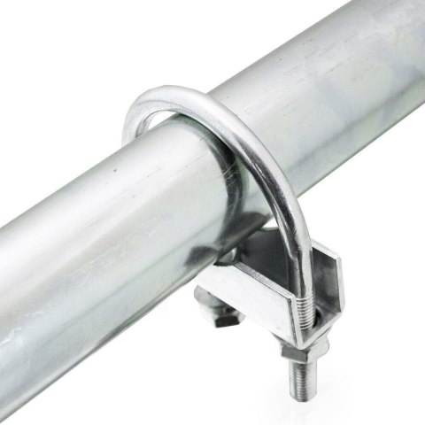 Komplet zacisków do przyczepy rury 60 mm metalowe Bituxx solidne mocowanie Bituxx Komplet zacisków do przyczepy rury 60 mm metalowe Bituxx solidne mocowanie Bituxx