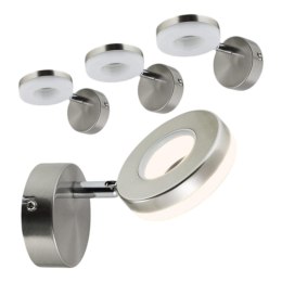 LAMPA ŚCIENNA LED RING 5W STAL NIERDZEWNA NOWOCZESNY DESIGN KLASA A+ Bituxx