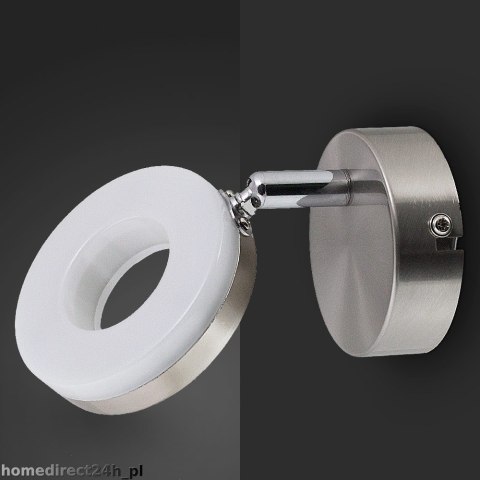 LAMPA ŚCIENNA LED RING 5W STAL NIERDZEWNA NOWOCZESNY DESIGN KLASA A+ Bituxx LAMPA ŚCIENNA LED RING 5W STAL NIERDZEWNA NOWOCZESNY DESIGN KLASA A+ Bituxx