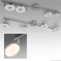 Lampa Sufitowa LED 4x LED RING 20W Stal Nierdzewna Klasa A+ Nowoczesna Bituxx