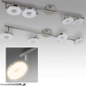 Lampa Sufitowa LED 4x LED RING 20W Stal Nierdzewna Klasa A+ Nowoczesna Bituxx