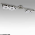 Lampa Sufitowa LED 4x LED RING 20W Stal Nierdzewna Klasa A+ Nowoczesna Bituxx