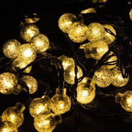 Łańcuch Solarny 10m 60x LED Ciepłe Światło Wodoodporne IP65 Girlanda Bituxx Bituxx