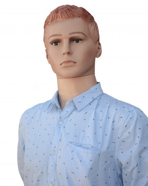 Manekin Wystawowy Męski Pełnopostaciowy 187CM Sklepowy Stalowa Podstawa Bituxx Manekin Wystawowy Męski Pełnopostaciowy 187CM Sklepowy Stalowa Podstawa Bituxx