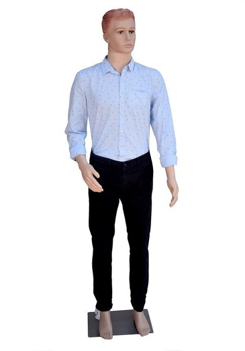 Manekin Wystawowy Męski Pełnopostaciowy 187CM Sklepowy Stalowa Podstawa Bituxx Manekin Wystawowy Męski Pełnopostaciowy 187CM Sklepowy Stalowa Podstawa Bituxx