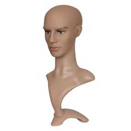 Manekin męska głowa na stojaku 53 cm do peruk biżuterii nakryć głowy Bituxx