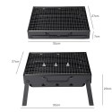MINI GRILL WĘGLOWY TURYSTYCZNY PRZENOŚNY WALIZKA ELITEHOFF