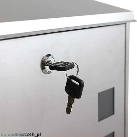 NOWOCZESNA SKRZYNKA NA LISTY STAL INOX Z GAZETNIKIEM METALICZNA SOLIDNA Bituxx NOWOCZESNA SKRZYNKA NA LISTY STAL INOX Z GAZETNIKIEM METALICZNA SOLIDNA Bituxx
